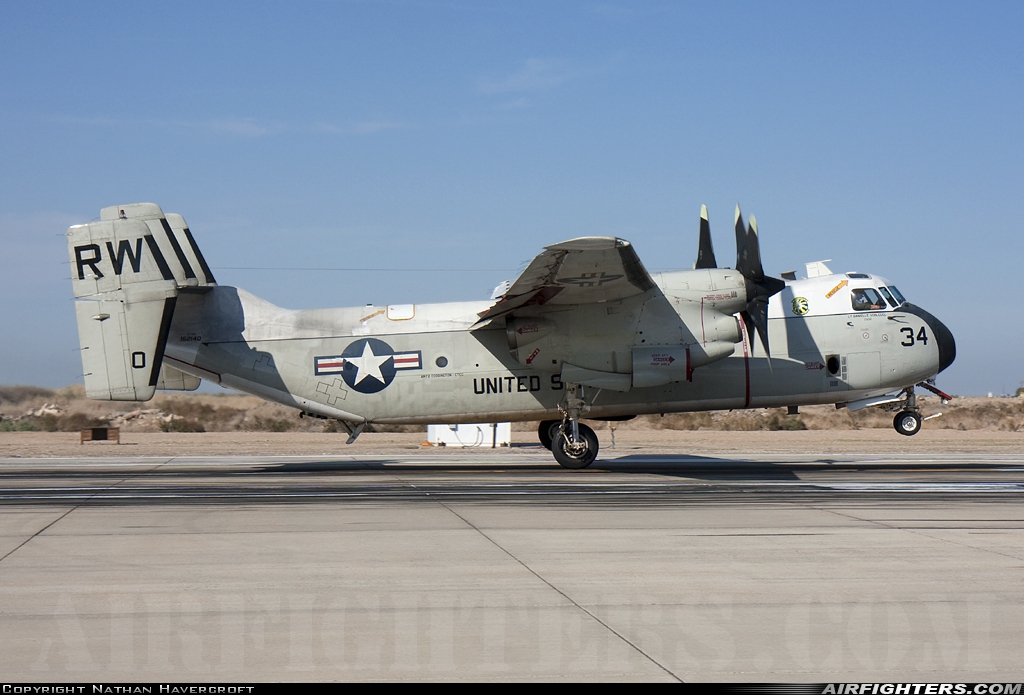 USA - Navy Grumman C-2A Greyhound 162140 at El Centro - NAF (NJK / KNJK), USA