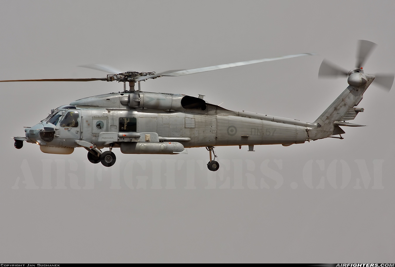 Greece - Navy Sikorsky S-70B-6 Aegean Hawk PN57 at Tanagra (LGTG), Greece