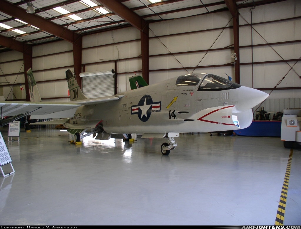 USA - Navy Vought F-8K Crusader 146985 at Titusville (/ Cocoa Beach) - Space Coast Regional, USA