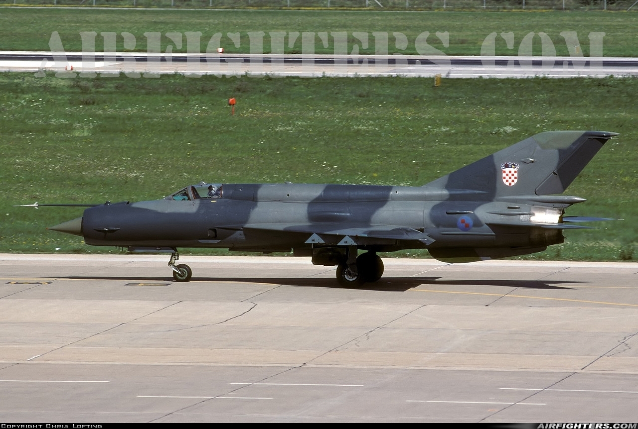 Croatia - Air Force Mikoyan-Gurevich MiG-21bis 113 at Zagreb - Pleso (ZAG / LDZA), Croatia
