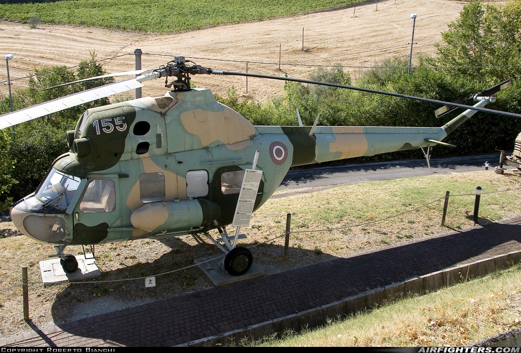 Latvia - Air Force Mil Mi-2R SP-SAE at Off-Airport - Cerbaiola, Italy