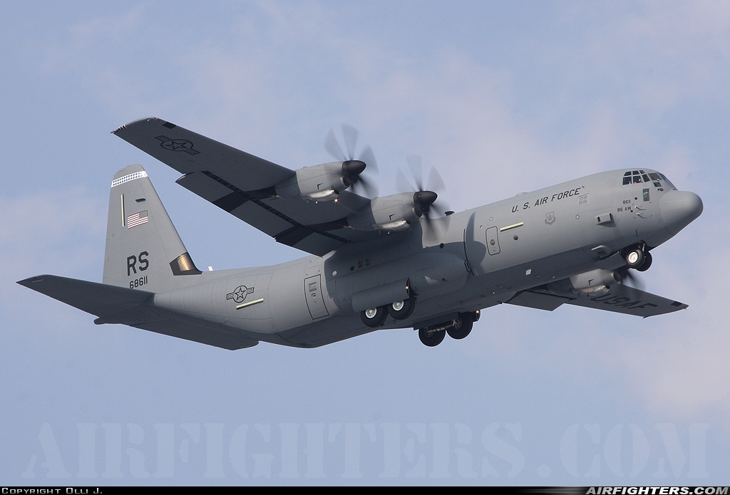 USA - Air Force Lockheed Martin C-130J-30 Hercules (L-382) 06-8611 at Ramstein (- Landstuhl) (RMS / ETAR), Germany