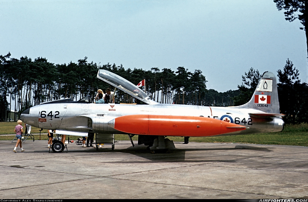 Canada - Air Force Canadair CT-133 Silver Star 3 (T-33AN) 133642 at Karlsruhe - Baden-Baden (Sollingen) (FKB / EDSB), Germany