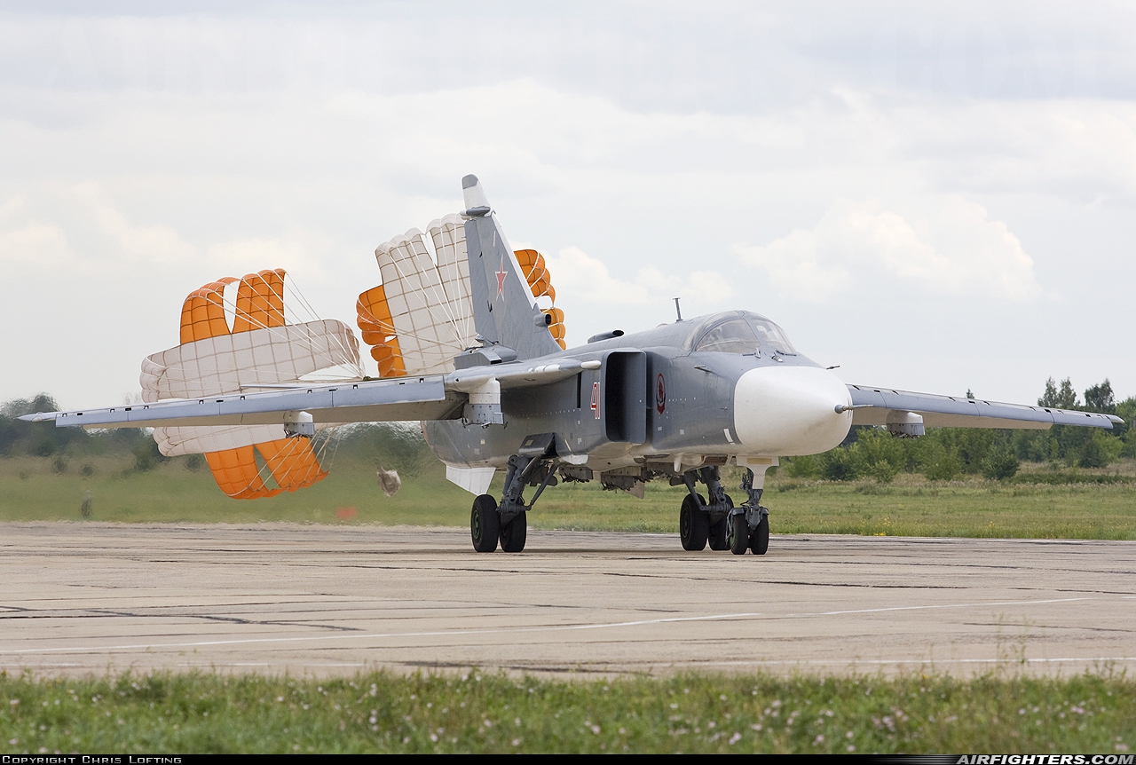 Russia - Air Force Sukhoi Su-24M2  at Lipetsk - Air Base (2 / West), Russia