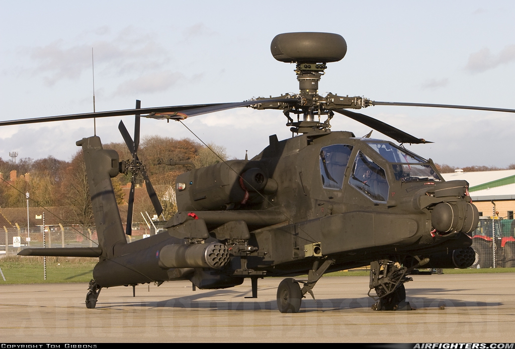 UK - Army Westland Apache AH1 (WAH-64D) ZJ223 at Middle Wallop (EGVP), UK