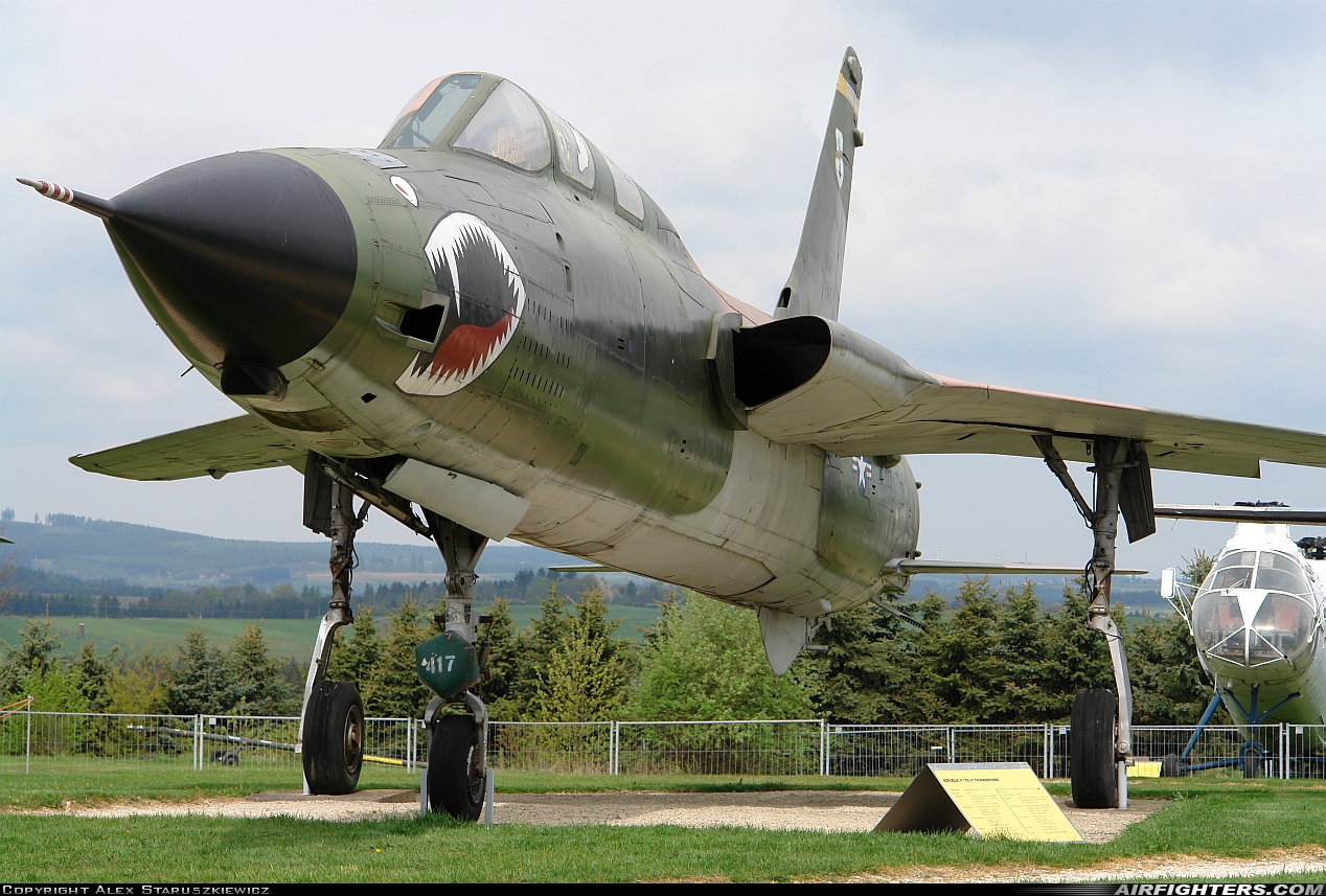 USA - Air Force Republic F-105F Thunderchief 62-4417 at Off-Airport - Hermeskeil, Germany
