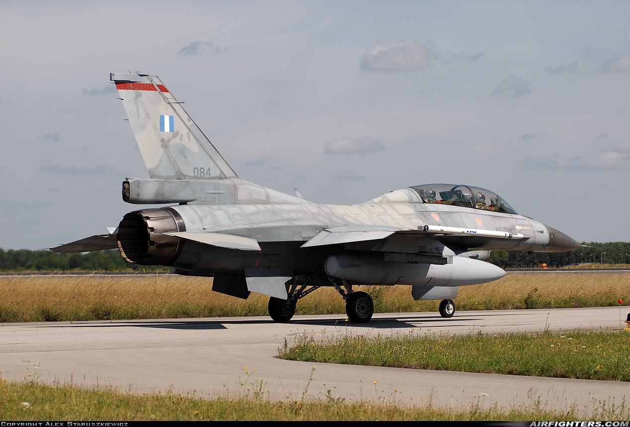 Greece - Air Force General Dynamics F-16D Fighting Falcon 084 at Lechfeld (ETSL), Germany