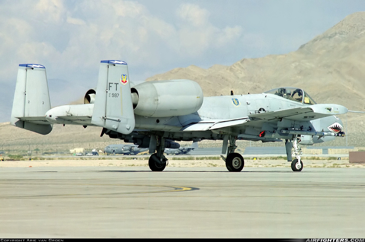 USA - Air Force Fairchild A-10A Thunderbolt II 81-0987 at Las Vegas - Nellis AFB (LSV / KLSV), USA