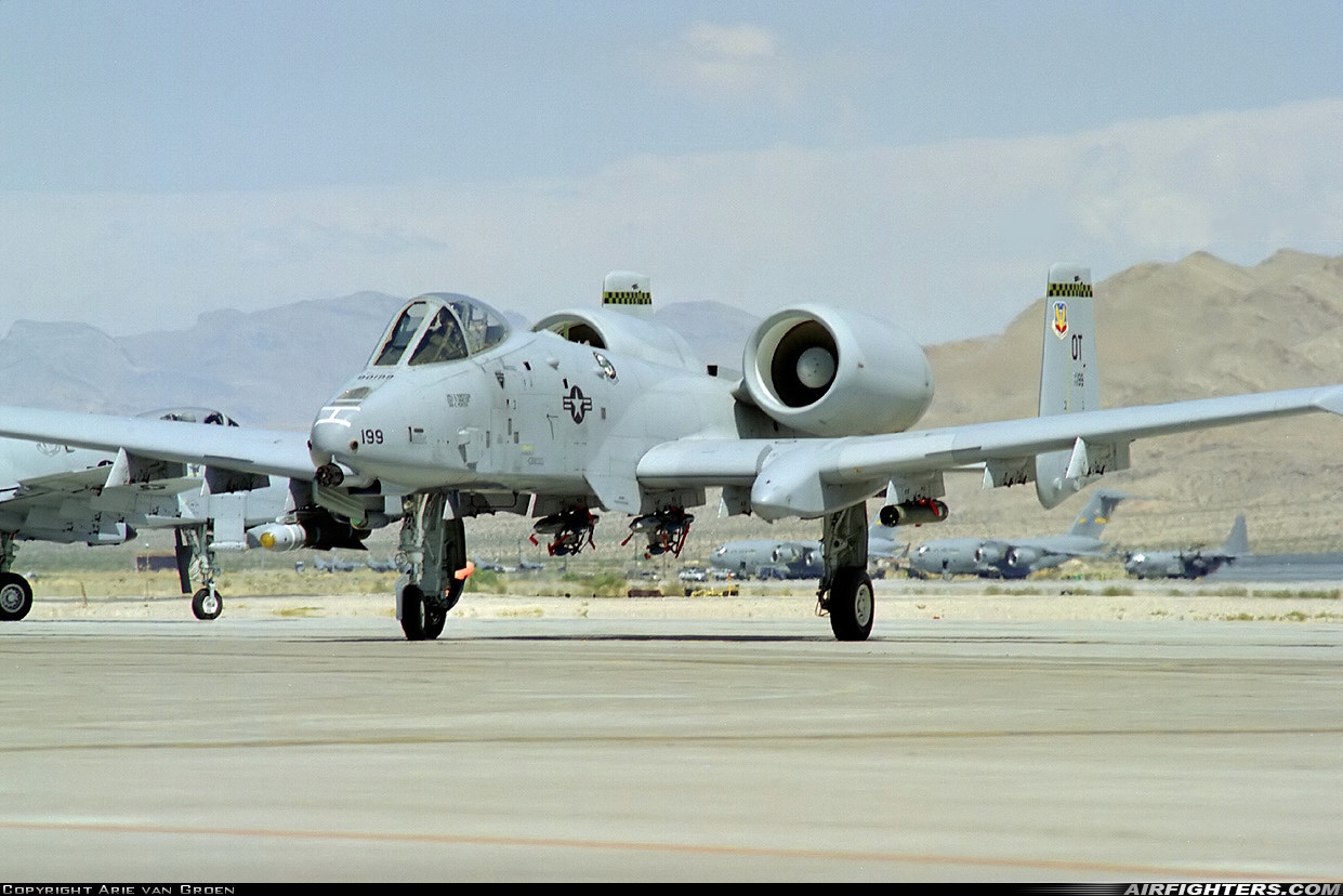USA - Air Force Fairchild A-10A Thunderbolt II 79-0199 at Las Vegas - Nellis AFB (LSV / KLSV), USA