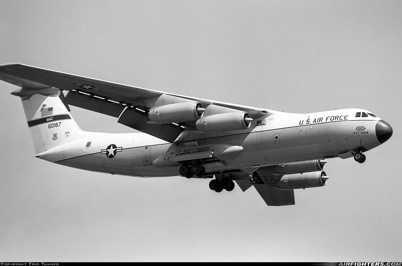 USA - Air Force Lockheed C-141A Starlifter 66-0187 at Ramstein (- Landstuhl) (RMS / ETAR), Germany