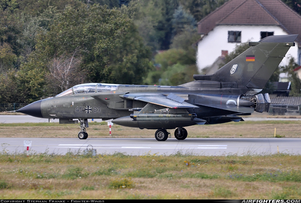 Germany - Air Force Panavia Tornado IDS(T) 45+83 at Neubrandenburg (- Trollenhagen) (FNB / ETNU), Germany