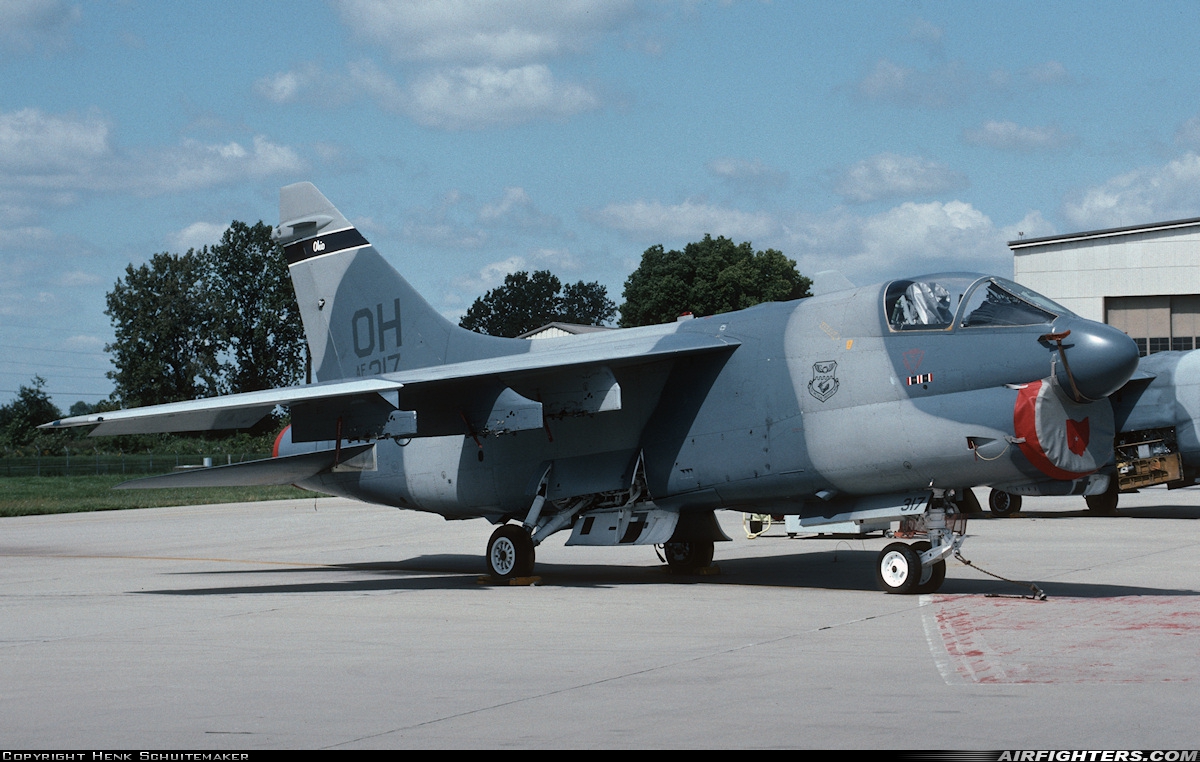USA - Air Force LTV Aerospace A-7D Corsair II 71-0317 at Columbus - Rickenbacker International (LCK / KLCK), USA
