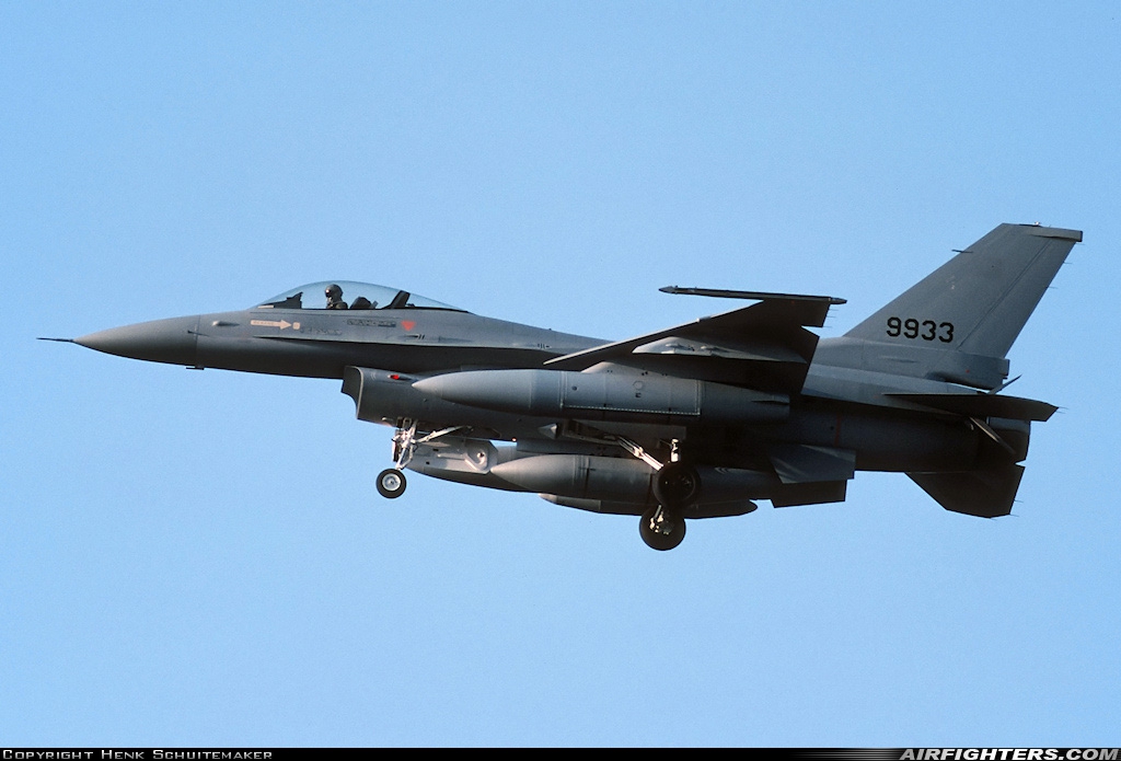 Egypt - Air Force General Dynamics F-16C Fighting Falcon 9933 at Ramstein (- Landstuhl) (RMS / ETAR), Germany