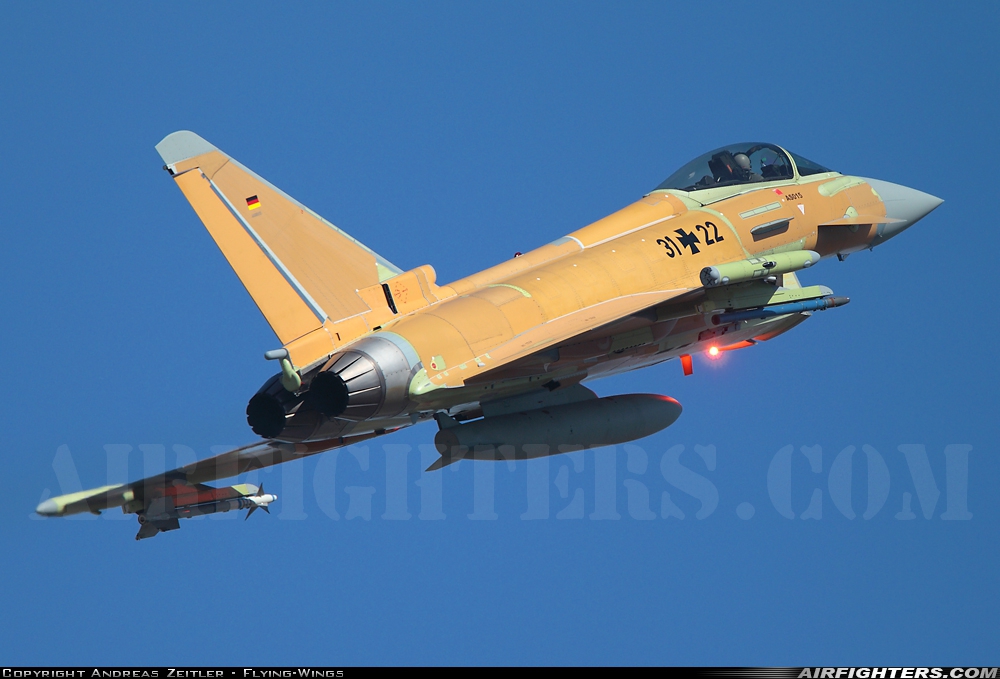 Germany - Air Force Eurofighter EF-2000 Typhoon S 31+22 at Ingolstadt - Manching (ETSI), Germany