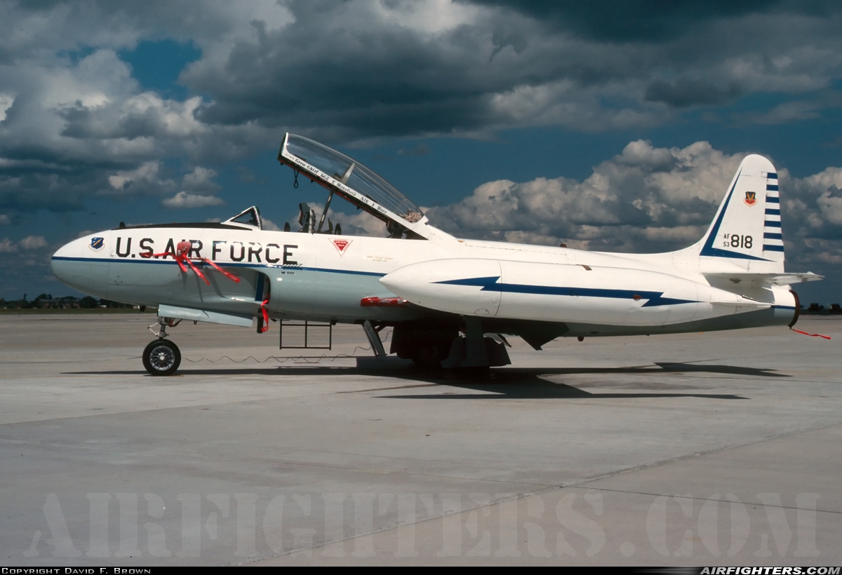 USA - Air Force Lockheed T-33A Shooting Star 53-5818 at Hampton - Langley (LFI / KLFI), USA