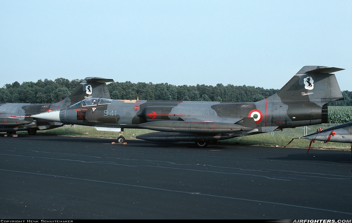 Italy - Air Force Lockheed F-104S-ASA Starfighter MM6822 at Eindhoven (- Welschap) (EIN / EHEH), Netherlands