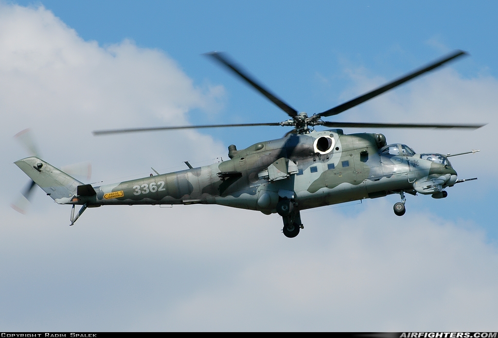Czech Republic - Air Force Mil Mi-35 (Mi-24V) 3362 at Namest nad Oslavou (LKNA), Czech Republic