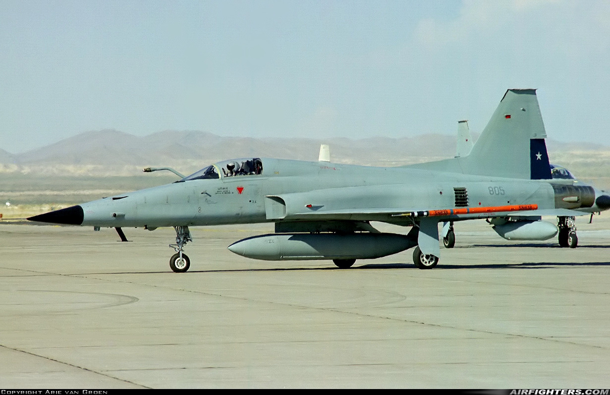 Chile - Air Force Northrop F-5E Tiger III 805 at Las Vegas - Nellis AFB (LSV / KLSV), USA