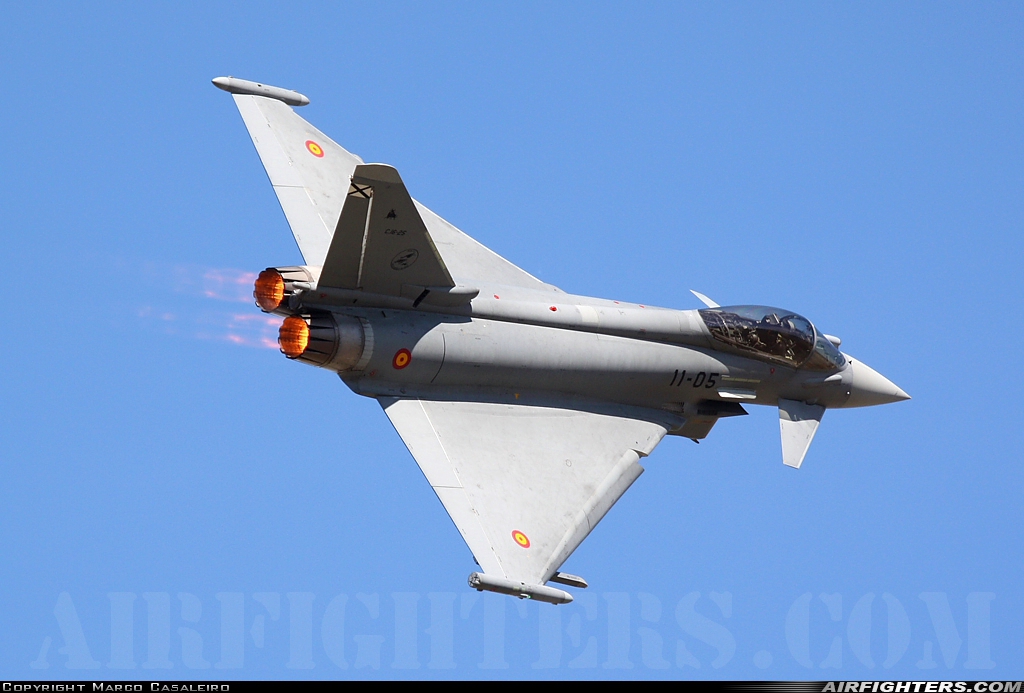 Spain - Air Force Eurofighter C-16 Typhoon (EF-2000S) C.16-25 at Sintra (- Granja do Marques) (BA1) (LPST), Portugal