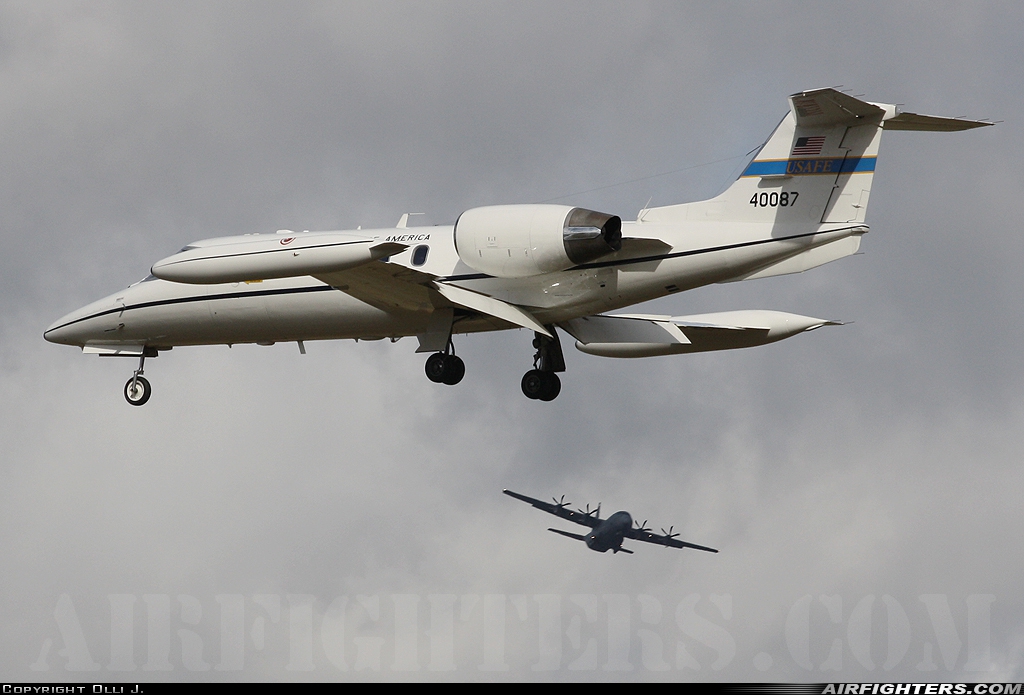 USA - Air Force Learjet C-21A 84-0087 at Ramstein (- Landstuhl) (RMS / ETAR), Germany