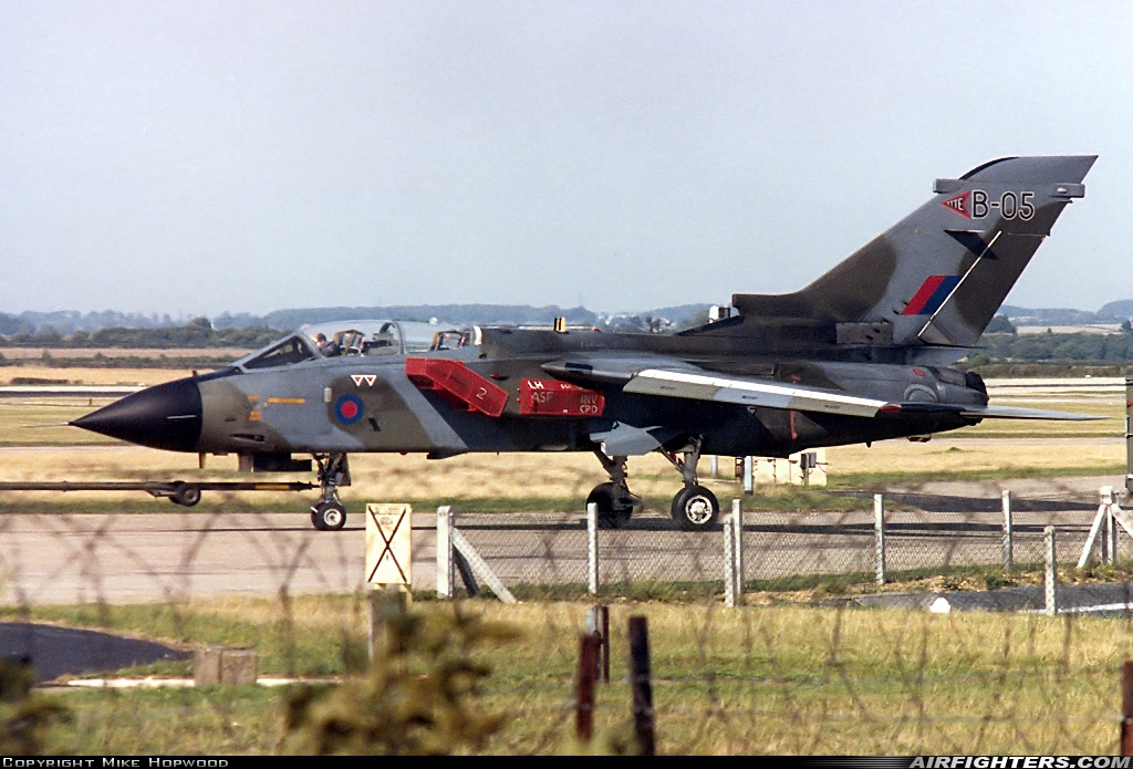 UK - Air Force Panavia Tornado GR1(T) ZA357 at Cottesmore (Oakham) (OKH / EGXJ), UK