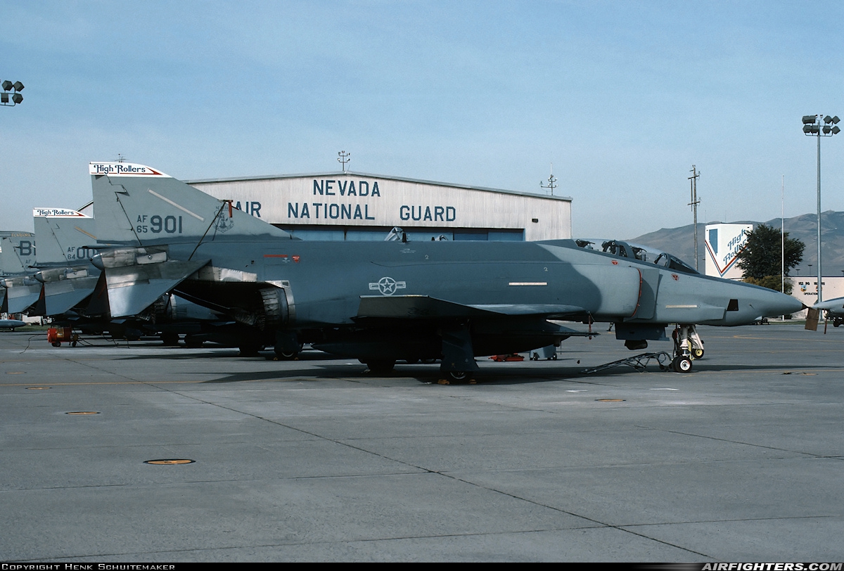 USA - Air Force McDonnell Douglas RF-4C Phantom II 65-0901 at Reno / Tahoe - Int. (Cannon) (RNO / KRNO), USA