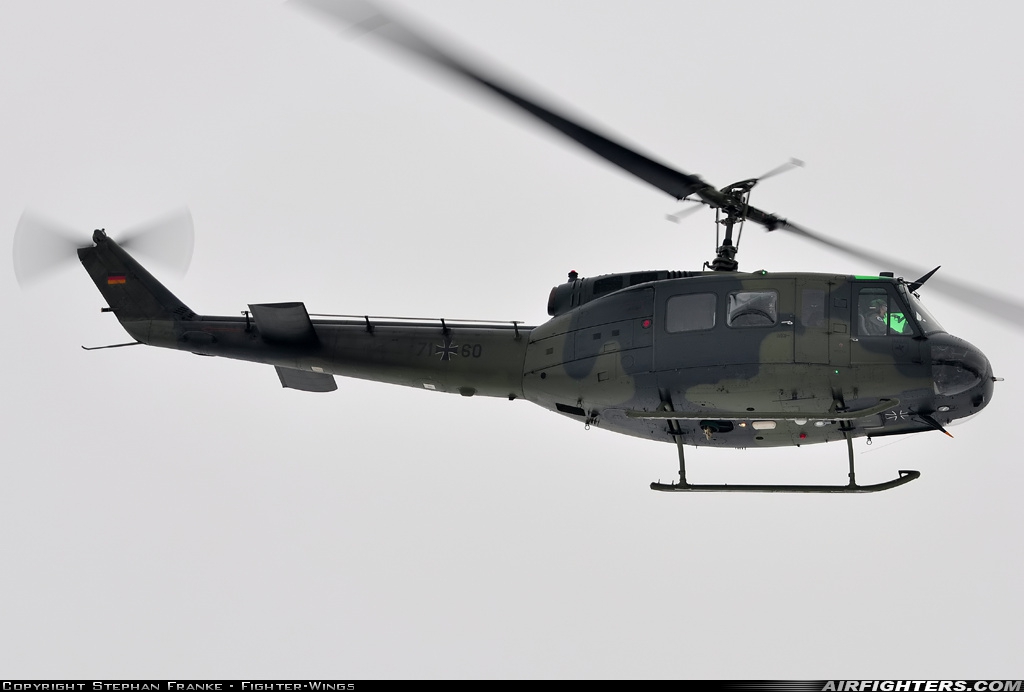 Germany - Air Force Bell UH-1D Iroquois (205) 71+60 at Grossenhain (EDAK), Germany