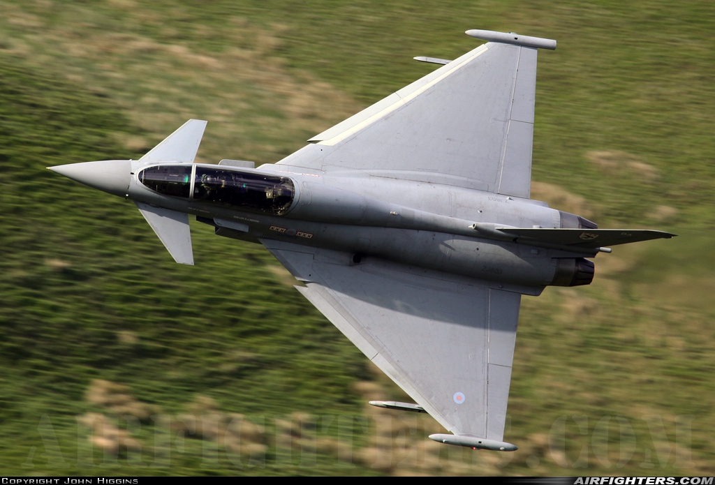 UK - Air Force Eurofighter Typhoon T1 ZJ803 at Off-Airport - Machynlleth Loop Area, UK