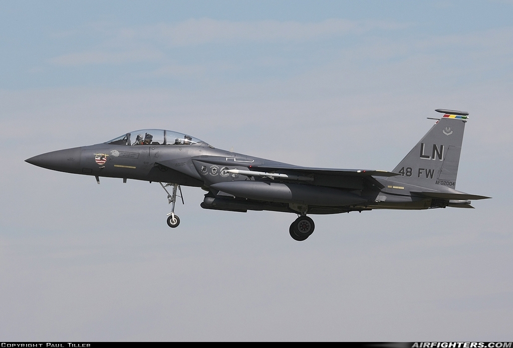 USA - Air Force McDonnell Douglas F-15E Strike Eagle 01-2004 at Lakenheath (LKZ / EGUL), UK