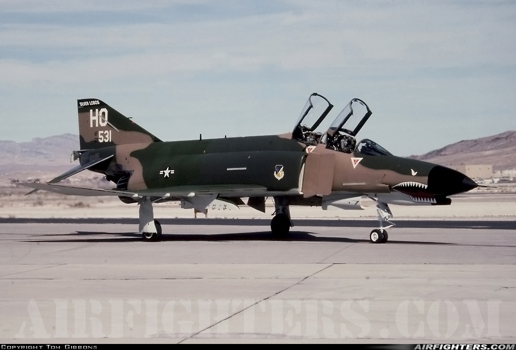 USA - Air Force McDonnell Douglas F-4E Phantom II 68-0531 at Las Vegas - Nellis AFB (LSV / KLSV), USA