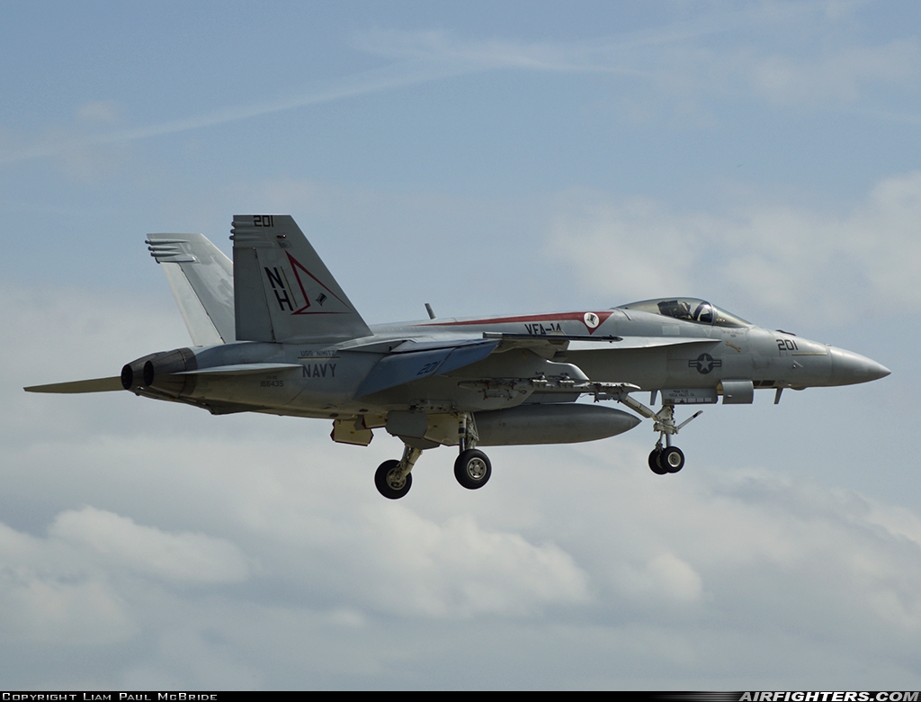 USA - Navy Boeing F/A-18E Super Hornet 166435 at Lossiemouth (LMO / EGQS), UK
