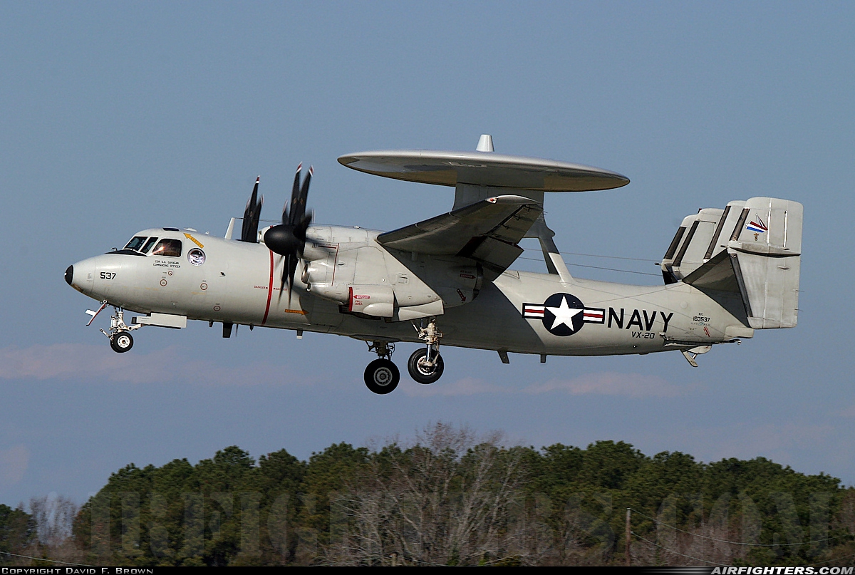 USA - Navy Grumman E-2C Hawkeye 163537 at Virginia Beach - Oceana NAS / Apollo Soucek Field (NTU / KNTU), USA