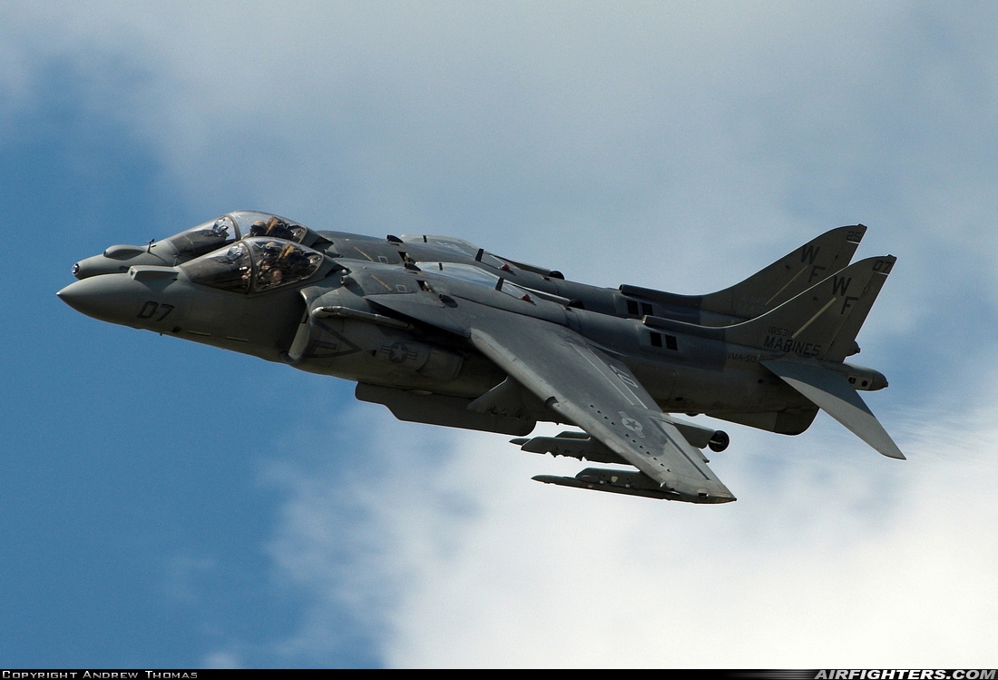 USA - Marines McDonnell Douglas AV-8B+ Harrier ll 165311 at Kansas City - Downtown (Municipal) (MKC / KMKC), USA