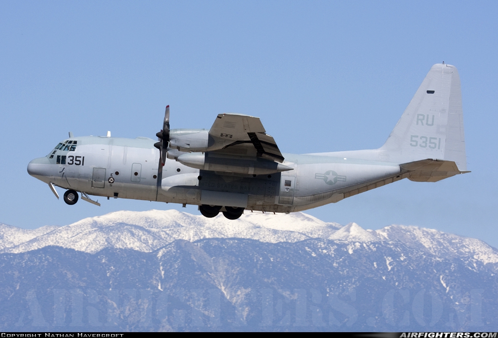 USA - Navy Lockheed C-130T Hercules (L-382) 165351 at Riverside - March ARB (AFB / Field) (RIV / KRIV), USA
