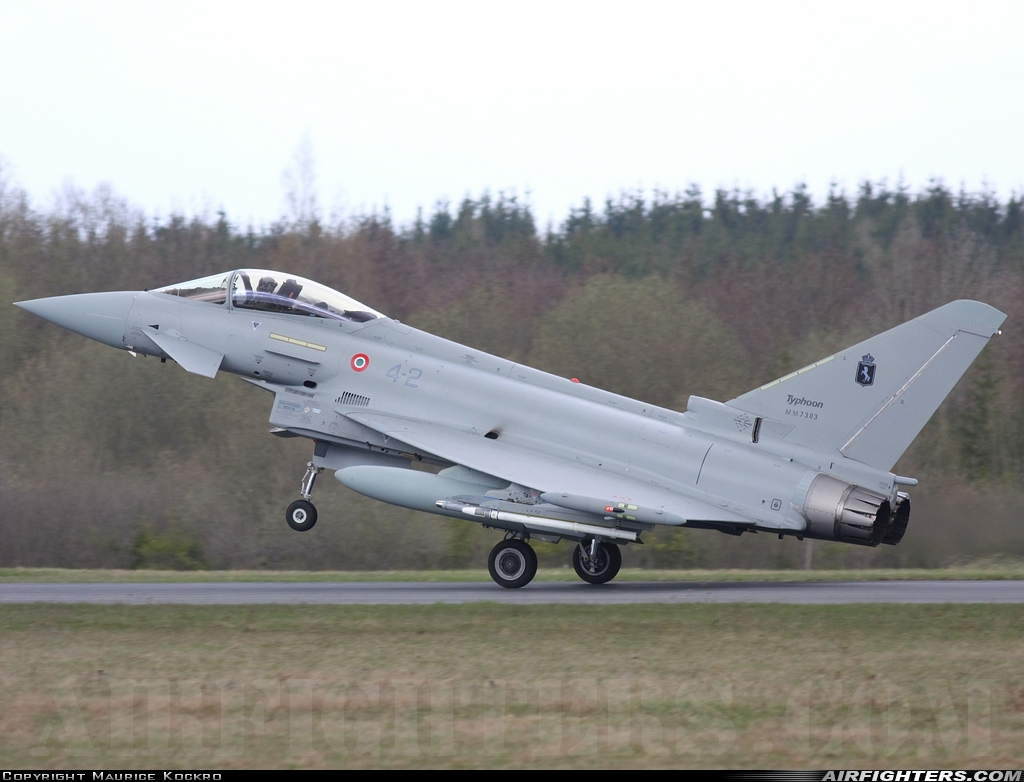 Italy - Air Force Eurofighter F-2000A Typhoon (EF-2000S) MM7303 at Rostock - Laage (RLG / ETNL), Germany