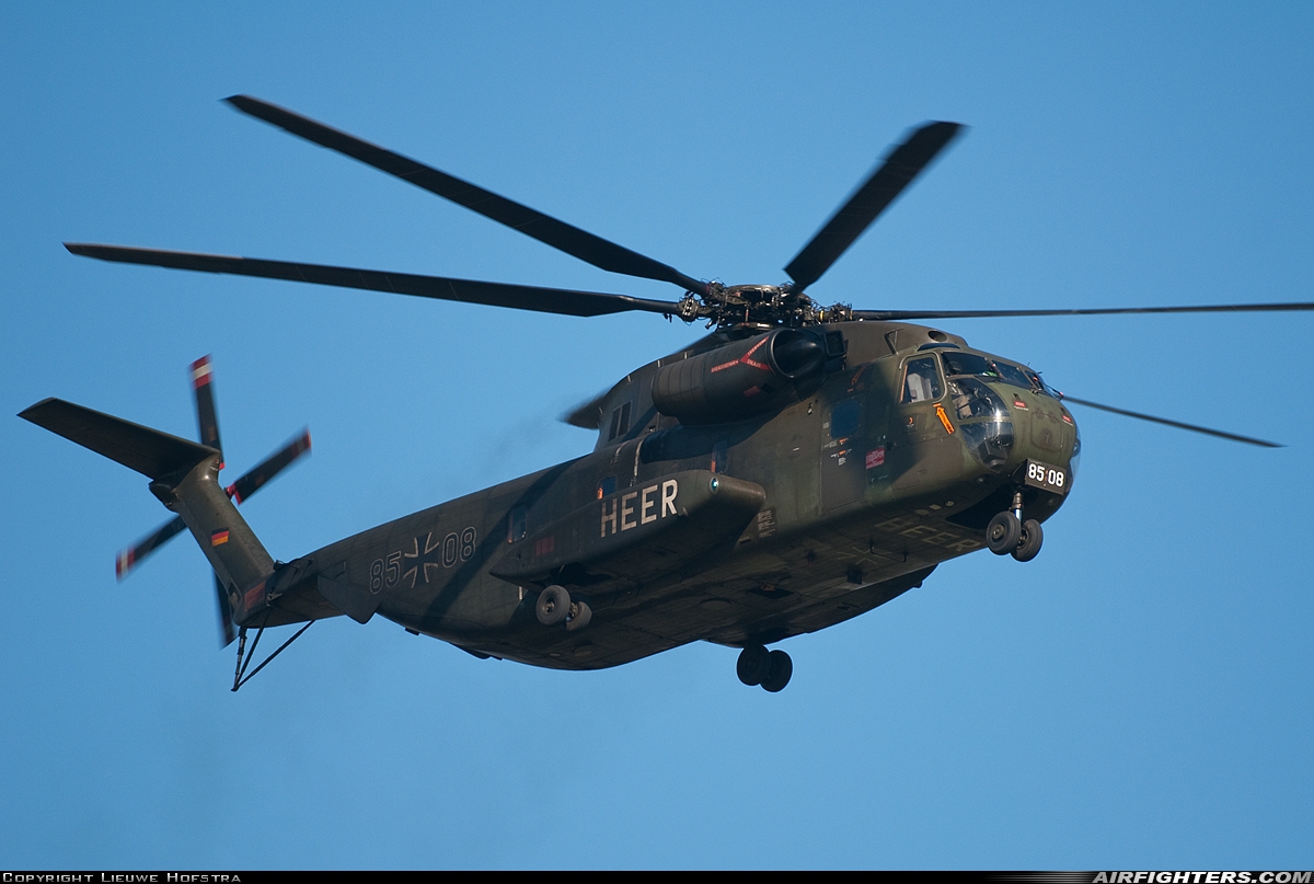 Germany - Army Sikorsky CH-53G (S-65) 85+08 at Rheine-Bentlage (ETHE), Germany