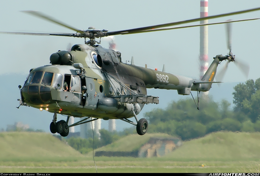 Czech Republic - Air Force Mil Mi-171Sh 9892 at Prerov (PRV / LKPO), Czech Republic
