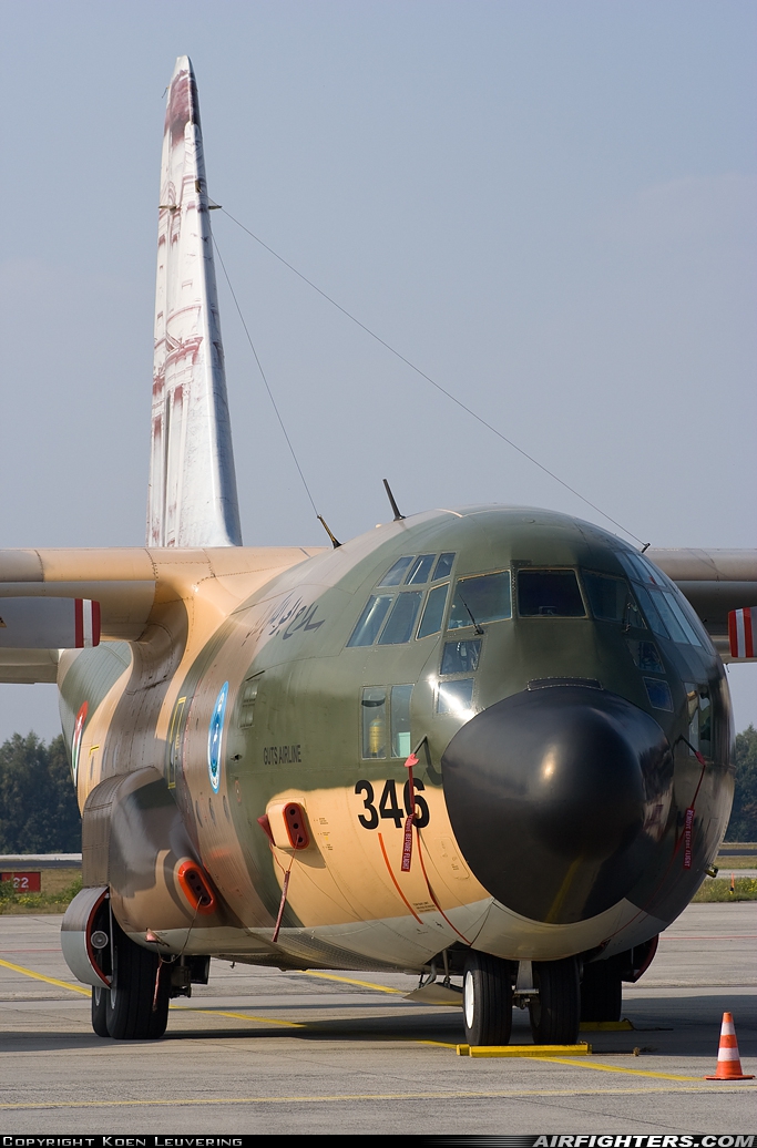 Jordan - Air Force Lockheed C-130H Hercules (L-382) 346 at Eindhoven (- Welschap) (EIN / EHEH), Netherlands