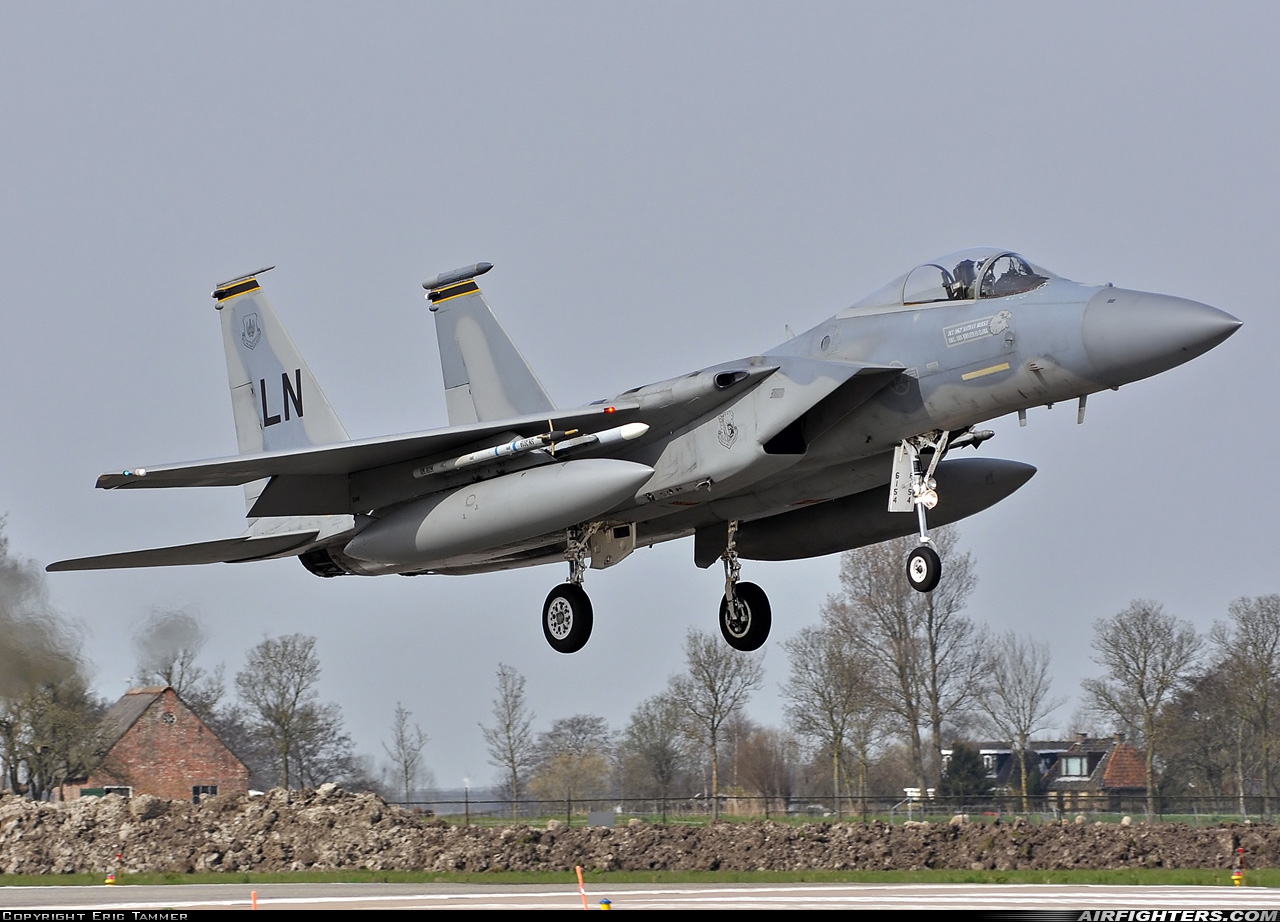 USA - Air Force McDonnell Douglas F-15C Eagle 86-0154 at Leeuwarden (LWR / EHLW), Netherlands