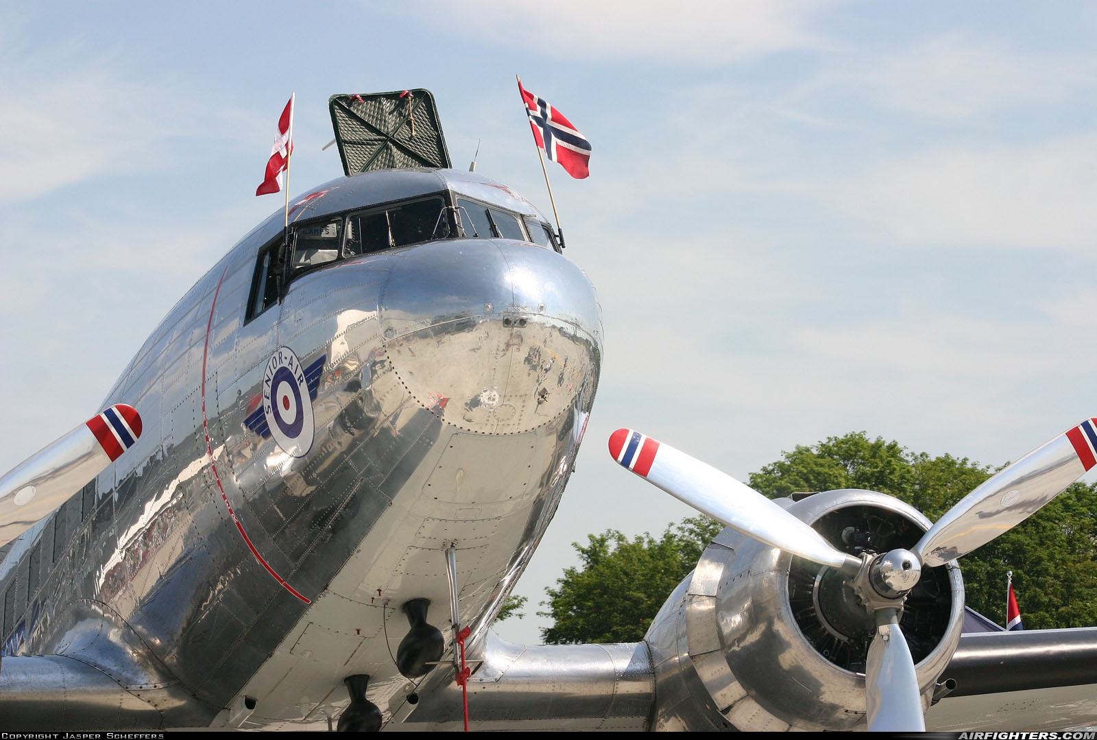 Private Douglas C-53D Skytrooper LN-WND at Aalborg (AAL / EKYT), Denmark