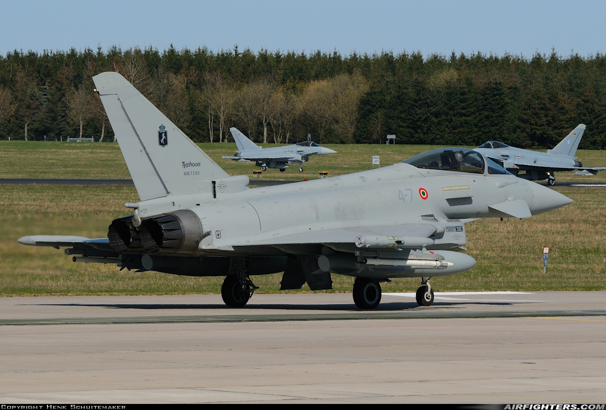 Italy - Air Force Eurofighter F-2000A Typhoon (EF-2000S) MM7290 at Rostock - Laage (RLG / ETNL), Germany