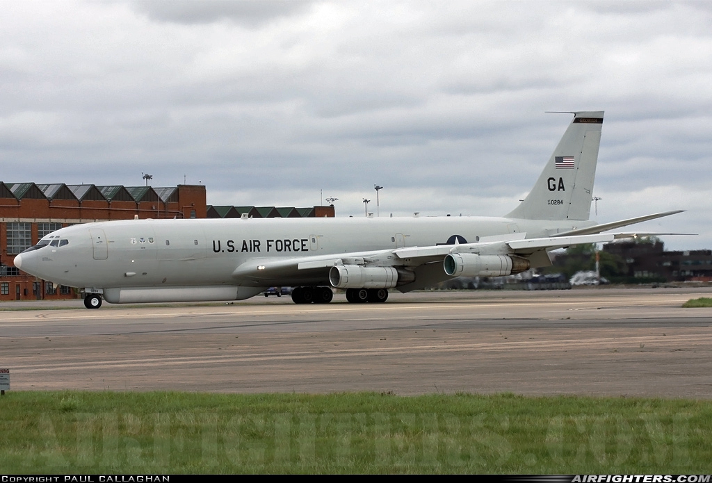 USA - Air Force Boeing E-8C Joint Stars 94-0284 at Mildenhall (MHZ / GXH / EGUN), UK
