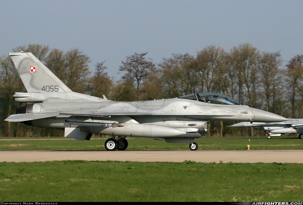 Poland - Air Force General Dynamics F-16C Fighting Falcon 4055 at Leeuwarden (LWR / EHLW), Netherlands