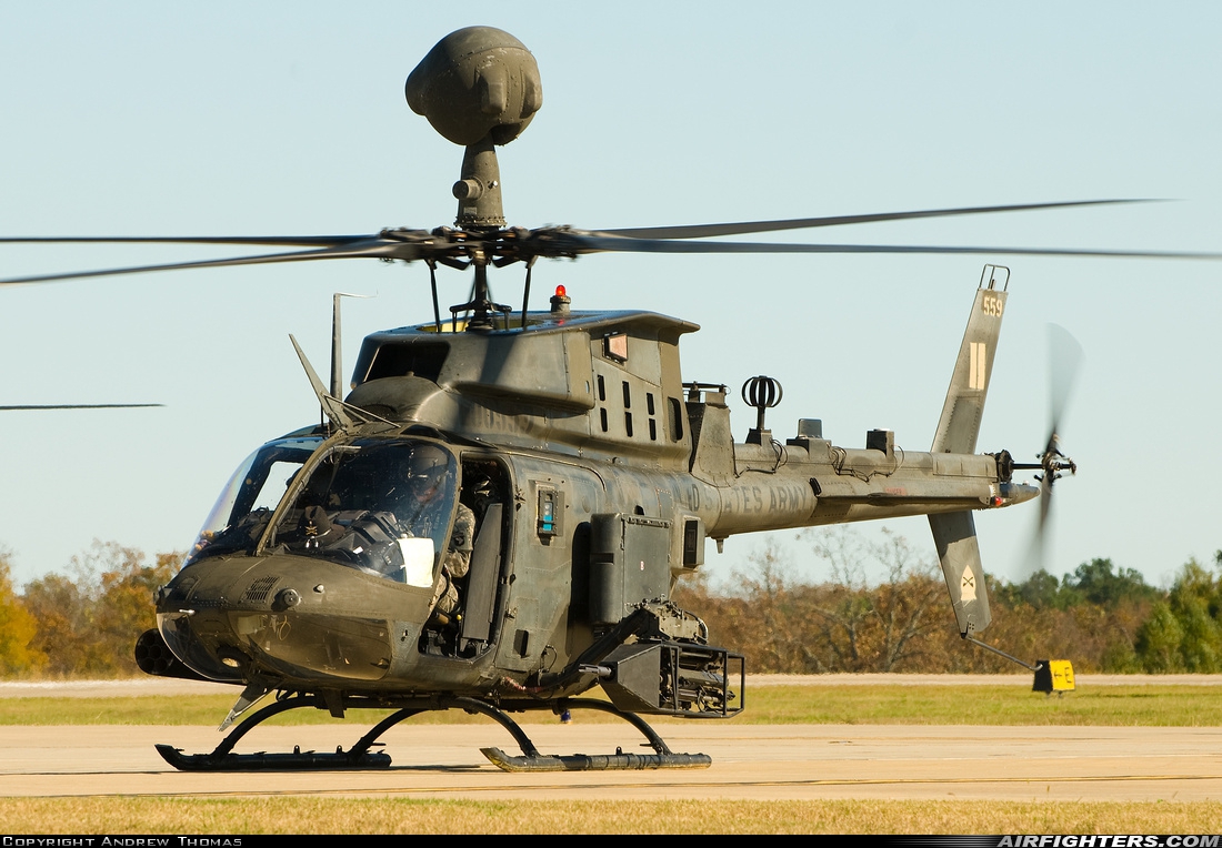 USA - Army Bell OH-58D(I) Kiowa Warrior (406) 91-00559 at North Little Rock Mun (KORK), USA