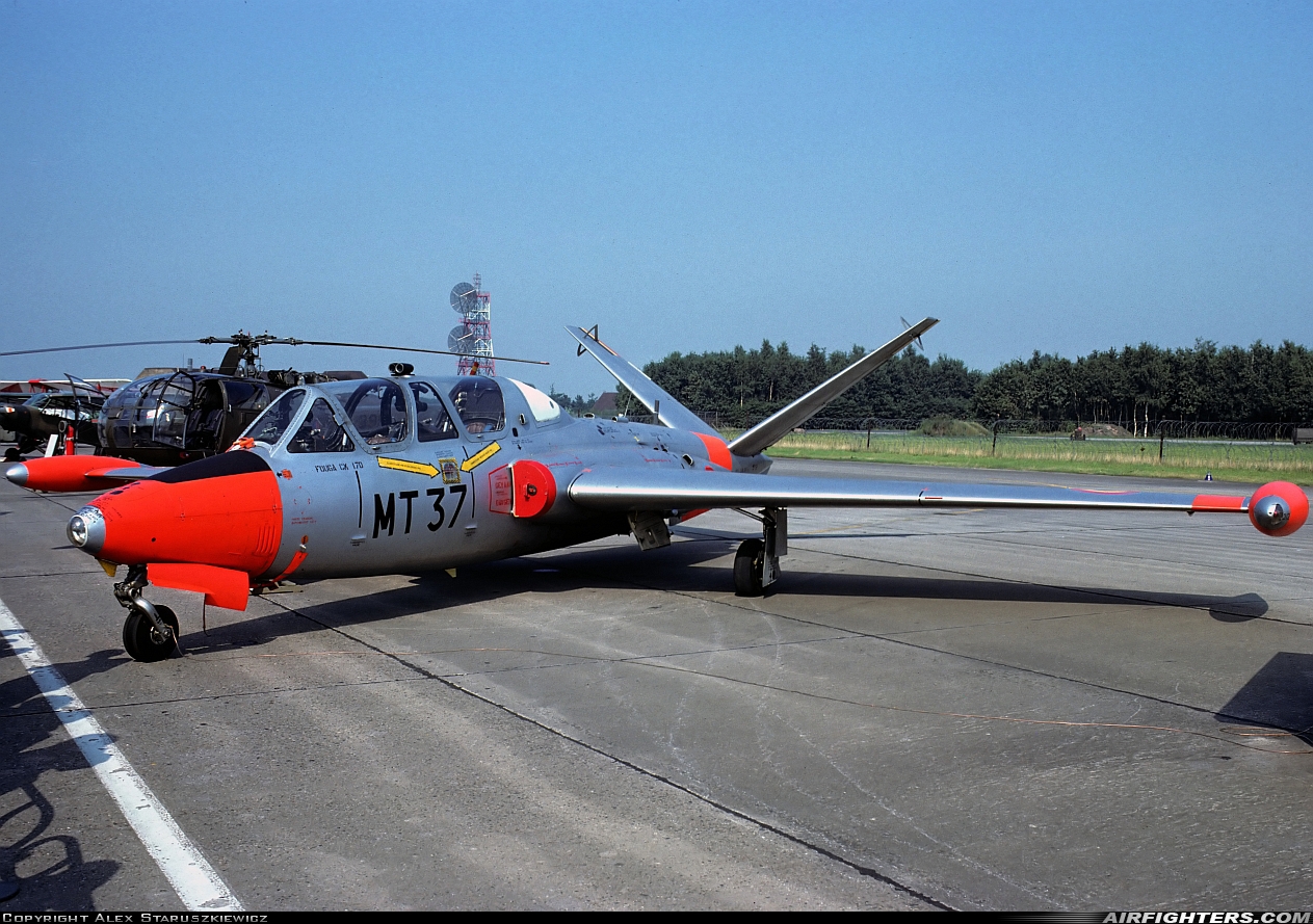 Belgium - Air Force Fouga CM-170R Magister MT37 at Uden - Volkel (UDE / EHVK), Netherlands
