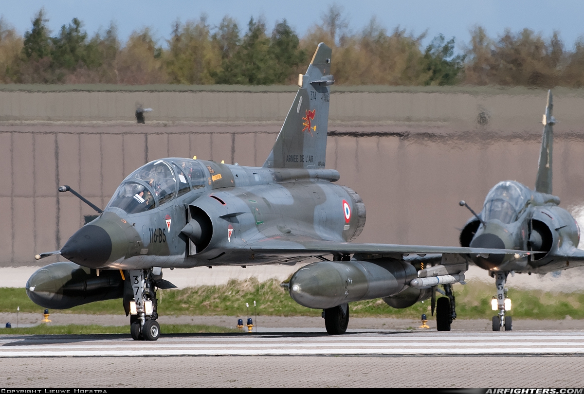 France - Air Force Dassault Mirage 2000N 374 at Wittmundhafen (Wittmund) (ETNT), Germany