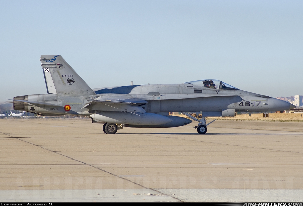 Spain - Air Force McDonnell Douglas F/A-18A+ Hornet C.15-89 at Madrid - Torrejon (TOJ / LETO), Spain