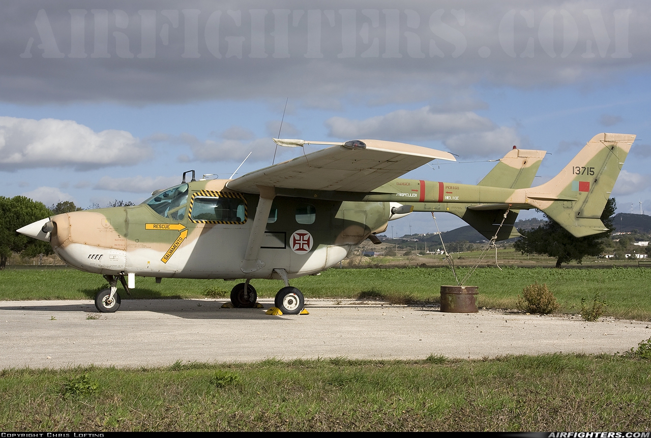 Portugal - Air Force Reims-Cessna F.337G Super Skymaster 13715 at Sintra (- Granja do Marques) (BA1) (LPST), Portugal