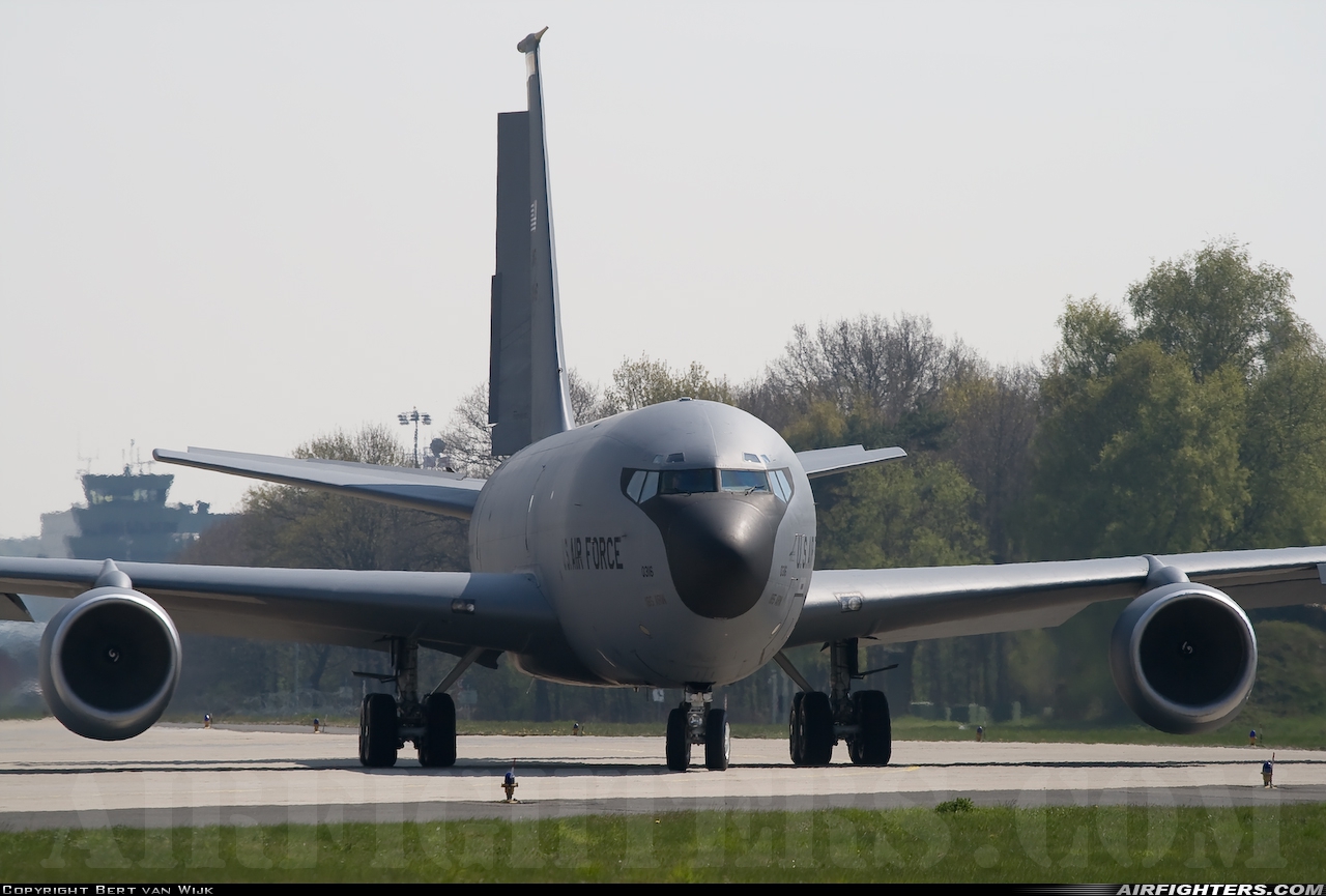 USA - Air Force Boeing KC-135R Stratotanker (717-148) 60-0316 at Geilenkirchen (GKE / ETNG), Germany