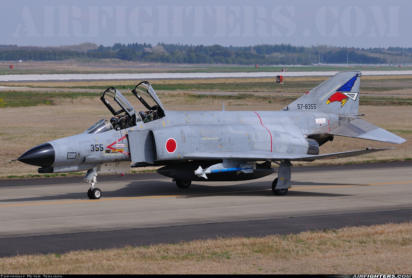 Japan - Air Force McDonnell Douglas F-4EJ-KAI Phantom II 57-8355 at Hyakuri (RJAH), Japan